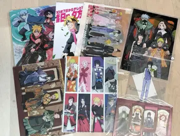 NARUTO 클리어 파일 세트 나루토 사스케 사쿠라 카카시 볼트 이타치
