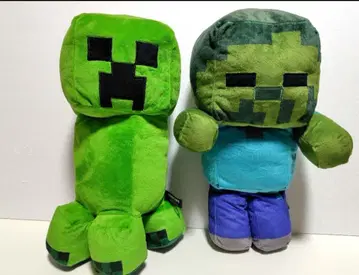 Minecraft 마인크래프트 봉제 인형 2체 세트