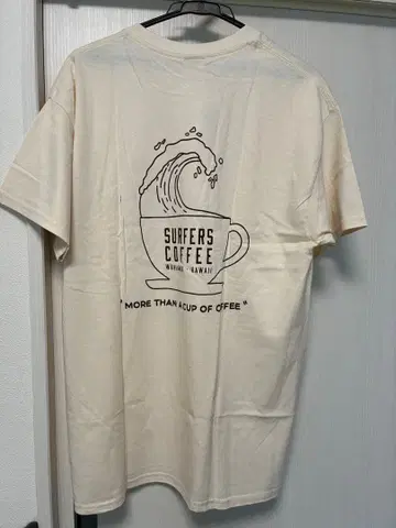 새상품 SURFERS COFFEE T셔츠 하와이 L 사이즈 아이보리
