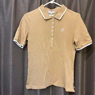 TOMMY HILFIGER 피케 셔츠 베이지 M 사이즈