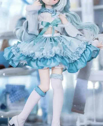 딜러제 카마쵸 사피 드레스 민트 1/4 인형 MDD 목 브라운 동물원