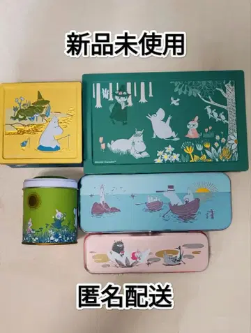 MOOMIN x Mary's 콜라보 캔 5세트