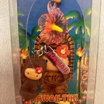 레어 Hello Kitty HAWAII-TIKI 스트랩 하와이 한정판