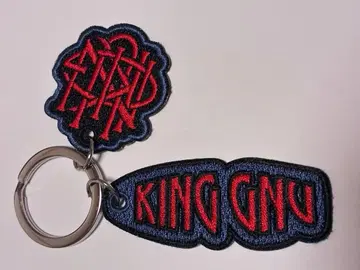 King Gnu 자수 키링 W CHARM KEY RING
