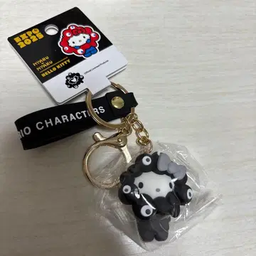 먀쿠먀쿠 키티 변신 입체 마스코트 키링 블랙 산리오
