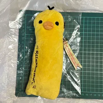 리락쿠마 키이로이토리 펜 케이스 필통 봉제 인형 파우치 헤이세이 레트로