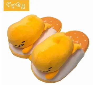 구데타마 쿠냐크 룸슈즈 봉제 인형 포함 미사용 택 포함