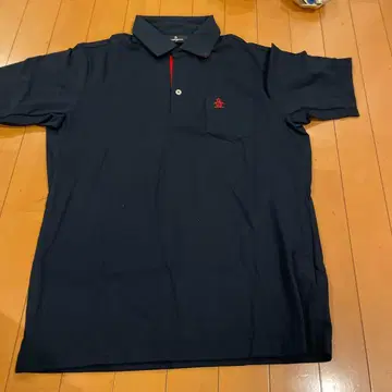 Munsingwear 피케 셔츠 네이비 L 사이즈