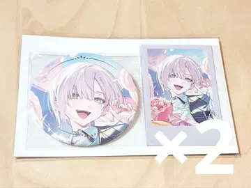 니지산지 시로세 이스미 생일 굿즈 2025 캔뱃지&폴라로이드풍 카드