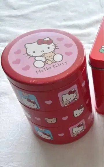 Sanrio 헬로키티 3단 캔 케이스