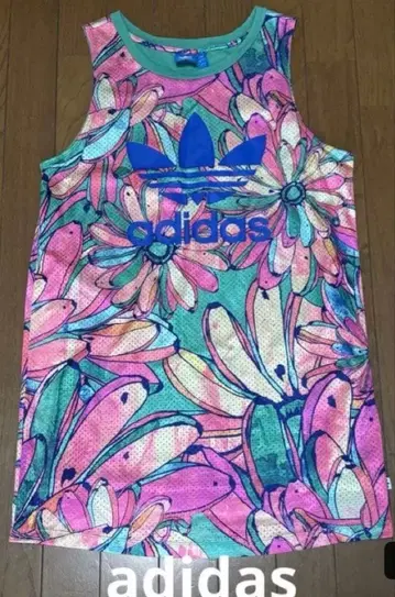 adidas 아디다스 꽃무늬 탱크탑 L 사이즈