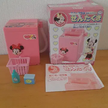 쇼와 레트로 TOMY 미니 마우스 소꿉놀이 클럽 미니 세탁기