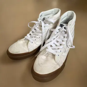 Vans 화이트 스니커즈 하이컷 24cm 미사용