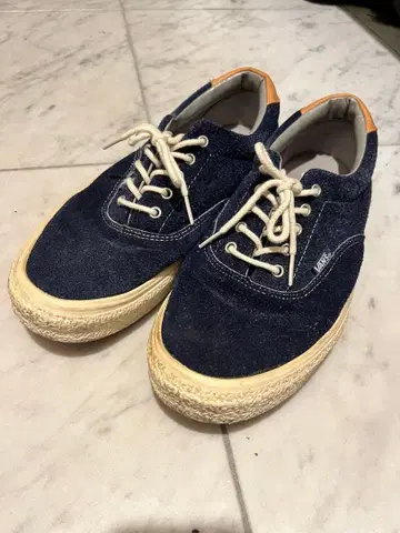 VANS x DELUXE 스웨이드 스니커즈 네이비 era