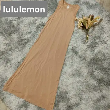 새상품급 lululemon 슬리브리스 롱 원피스 S 상당 레이서백