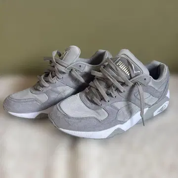 PUMA R698 푸마 스니커즈 화이트 그레이 28cm