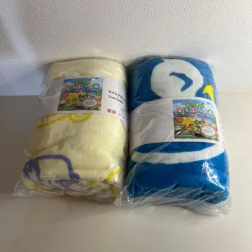 유니클로 모동숲 타월 담요 2개