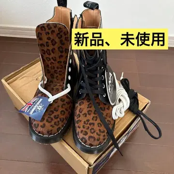 조지 콕스 알엔에이 콜라보 가죽 부츠 송치 블랙 천연 가죽