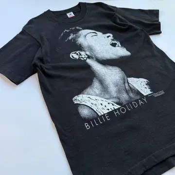 90s USA제 BILLIE HOLIDAY gear.inc 재즈 T셔츠