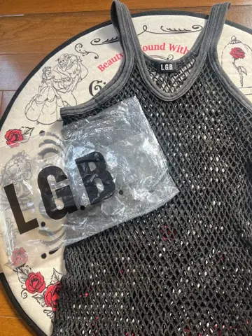 L.G.B. LGB 루그랑블루 TANK BLK 초기 메쉬 탱크탑