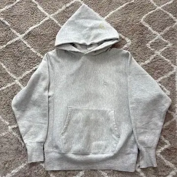 Champion Reverse Weave 후드티 그레이 M