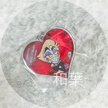 해즈빈 호텔 하트 아크릴 키링 루시퍼 애니메이트 카페