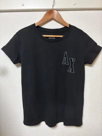 ARMANI EXCHANGE A|X 로고 티셔츠 블랙 XS