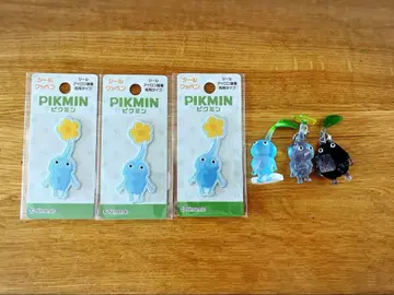 피크민 메지루시 액세서리 2개 미니어처 와펜 씰 3세트
