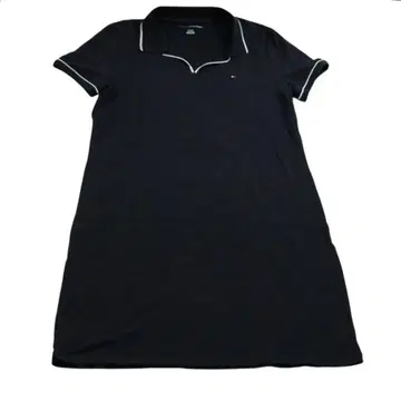 [새상품] TOMMY HILFIGER 폴로 원피스 M 네이비 반팔
