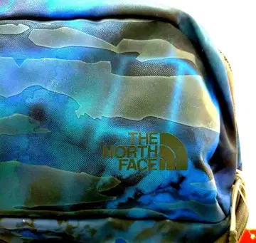 THE NORTH FACE 백팩 블루 계열 카모플라주 패턴