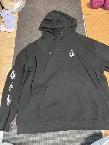 VOLCOM 볼컴 후드티 블랙 XLL