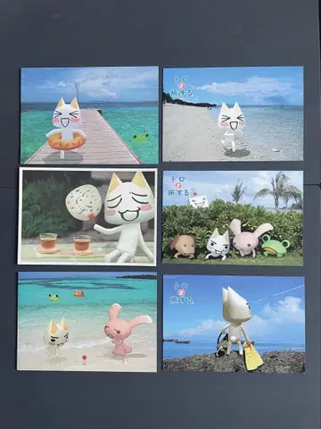 도코데모 잇쇼 토로와 여행하는 엽서 6장 세트