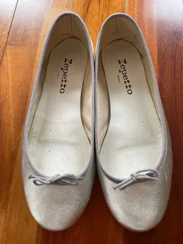 레페토 repetto 산드리옹 메탈릭 실버 38 사이즈