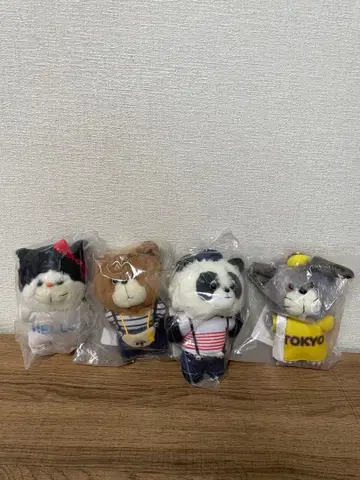 이시가 아카네 씨 타이니즈 봉제 인형 4개 묶음 판매