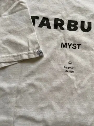 Starbucks x fragment design 티셔츠