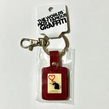 뱅크시 키링 Love Rat 미사용 새상품