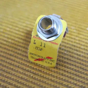 Switchcraft 60년대 택 포함 NOS 빈티지 모노럴 L11