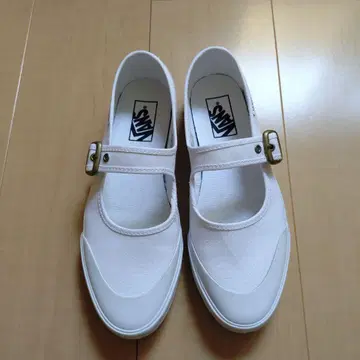 VANS 화이트 메리 제인 스니커즈 24.5cm