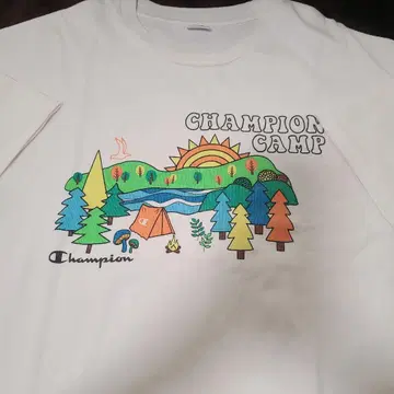Champion CHAMPION CAMP 셔츠 화이트 XL