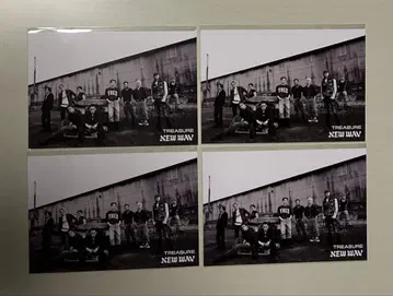 TREASURE NEW WAV 포토 카드 4장 세트