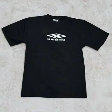 90s UMBRO 빅 로고 티셔츠 블랙 엄브로 스트릿 L 상당