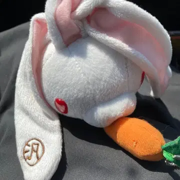 헤이세이 레트로 척스GP 범용 토끼 봉제 인형 화이트