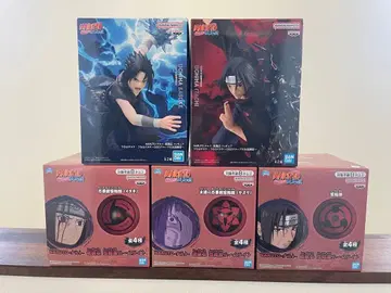 NARUTO 돌풍전 피규어 사스케 이타치 사륜안 룸 라이트 5종 세트