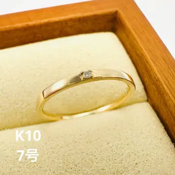 ete K10 다이아몬드 반지 7호 레이어드 YG