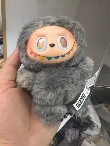 POP MART 봉제 인형 몬스터 그레이