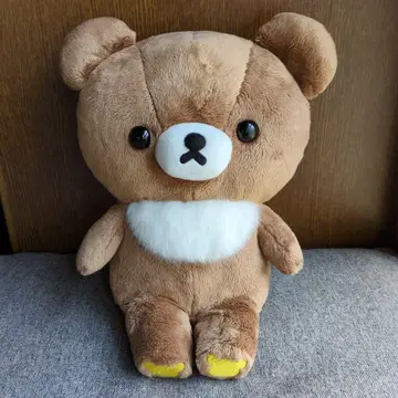 산엑스(SAN-X) 리락쿠마 챠이로이코구마 푹신봉제인형 M