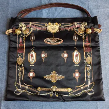 TOPKAPI TREASURE 토트백 블랙 마구 패턴