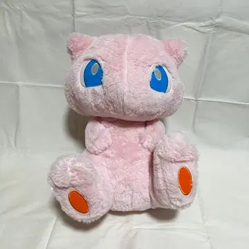 뮤우 커다란 폭신폭신 봉제 인형 포켓몬 센터 한정판 택 포함