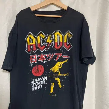 AC/DC 1981 JAPAN TOUR 티셔츠