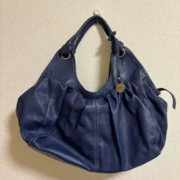 RABEANCO 가죽 숄더백 네이비